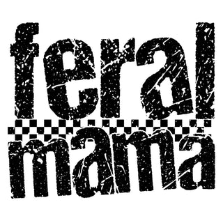 Feral Mama Distressed Checkered