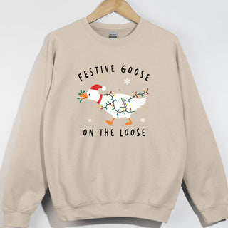 Festive Goose On The Loose