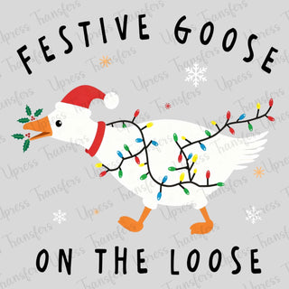 Festive Goose On The Loose