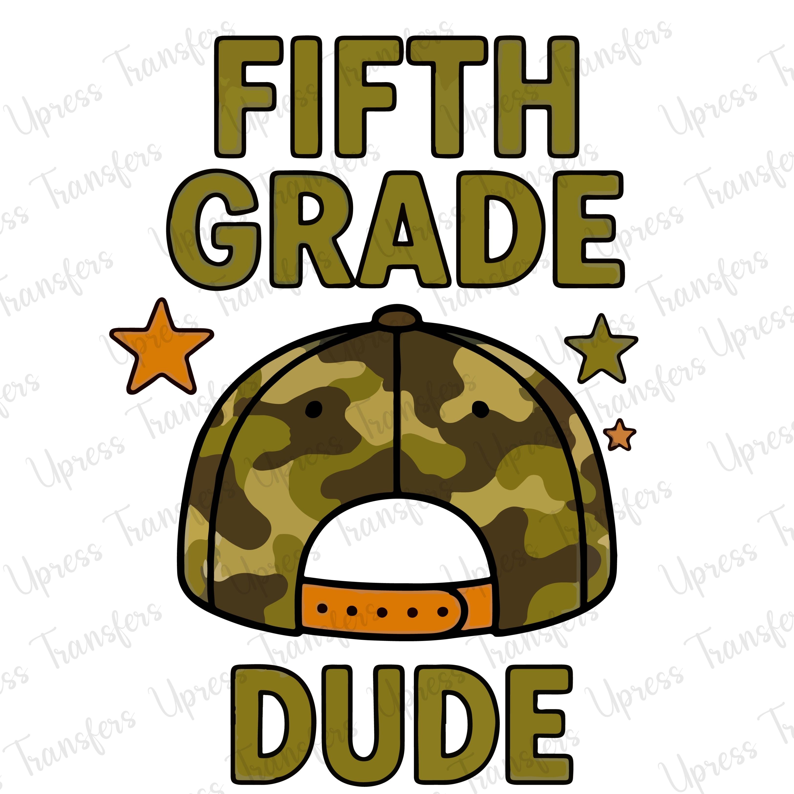 Fifth Grade Dude Camo