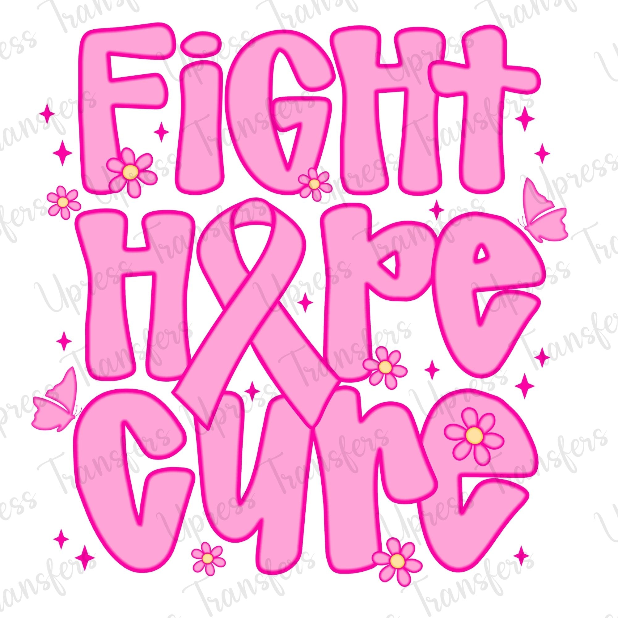 Fight Hope Cure Bubble