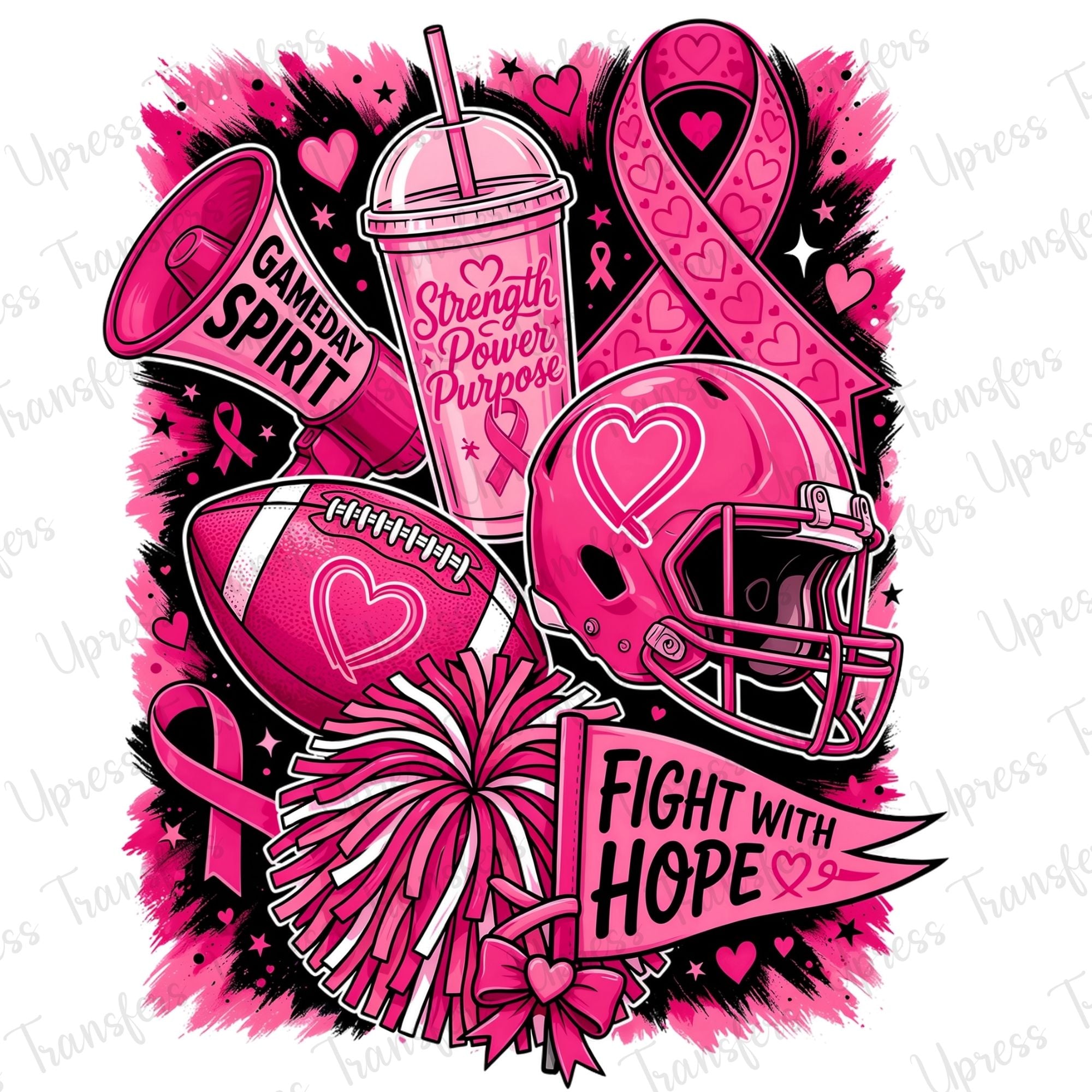 Fight With Hope Pink Out Football