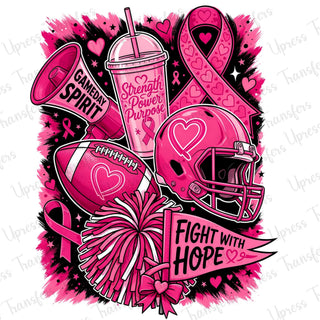 Fight With Hope Pink Out Football