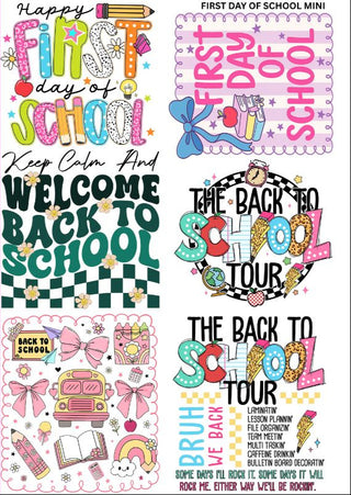 First Day Of School Mini
