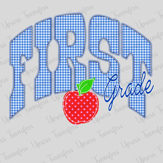 First Grade Blue Plaid
