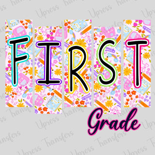 First Grade School Print