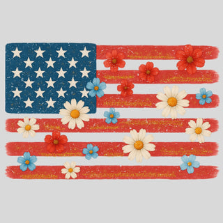 Flag USA Flowers