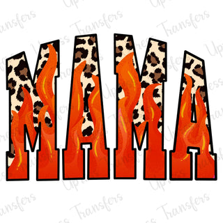 Flames Cheetah Mama