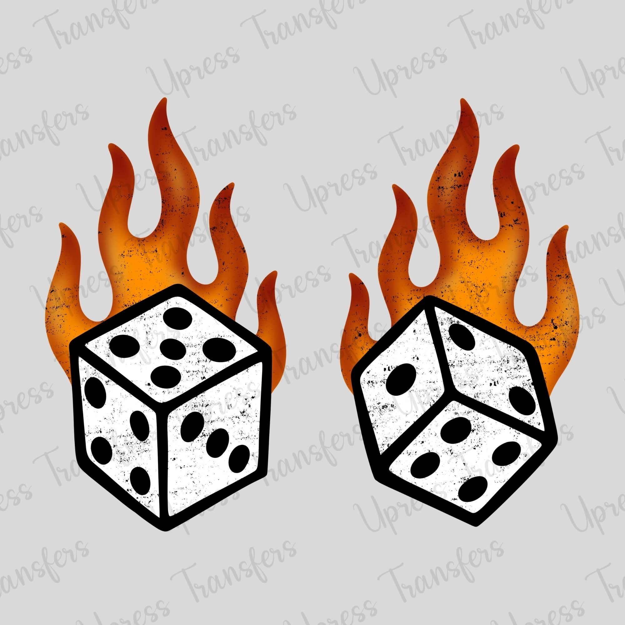 Flaming Die
