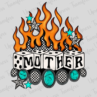 Flaming Mother Dice