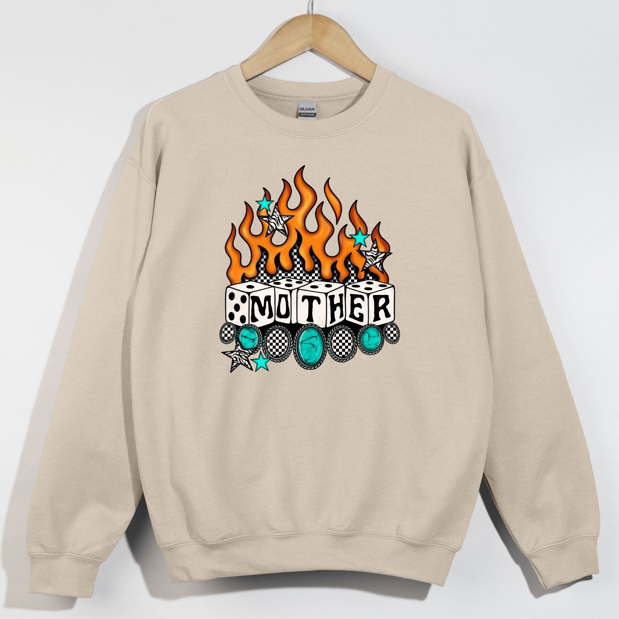 Flaming Mother Dice