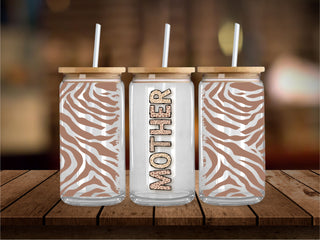 Animal Patterns Mother 16 oz UV Wrap