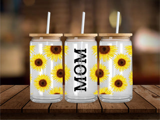 Sunflower Mom 16 oz UV Wrap