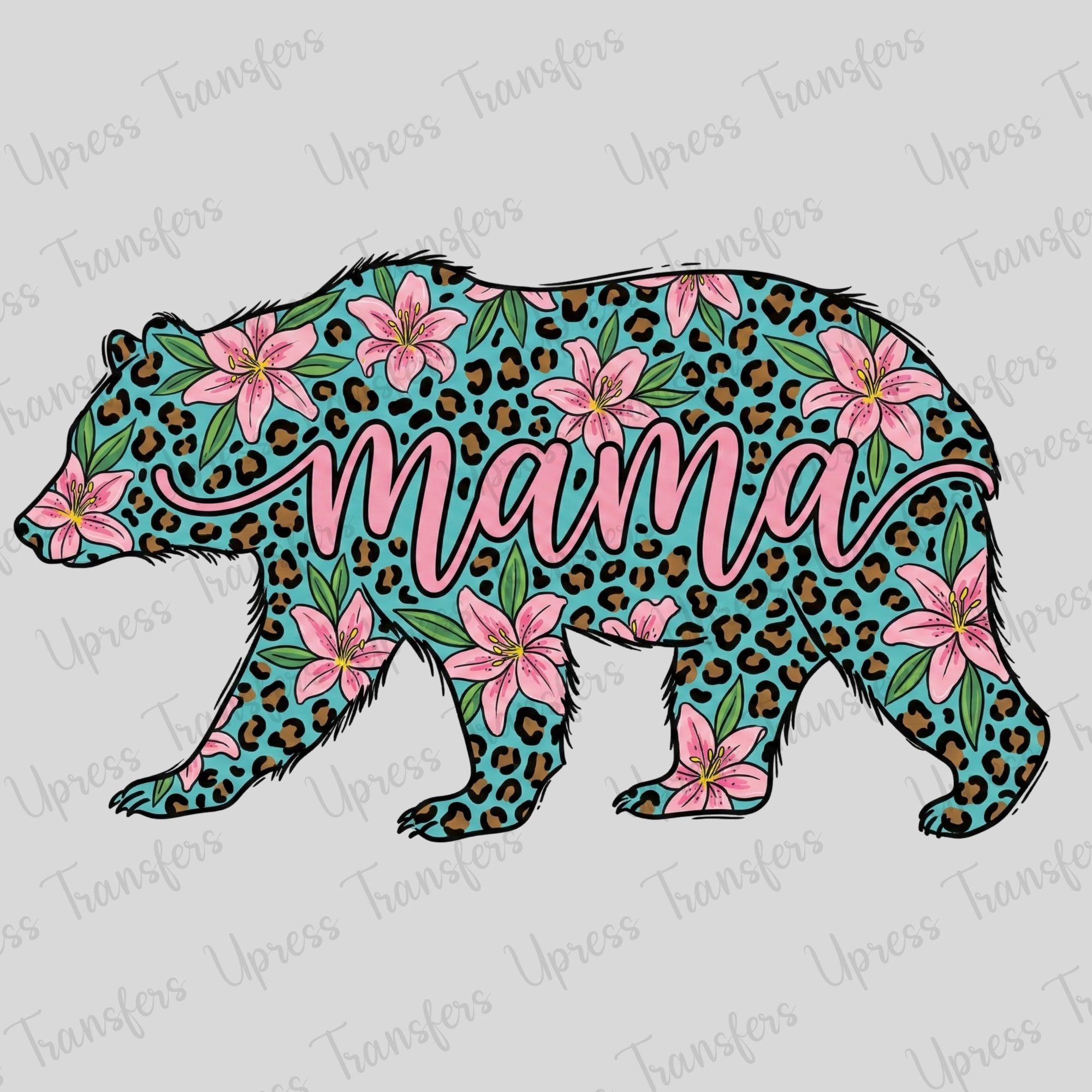 Floral Bear Mama