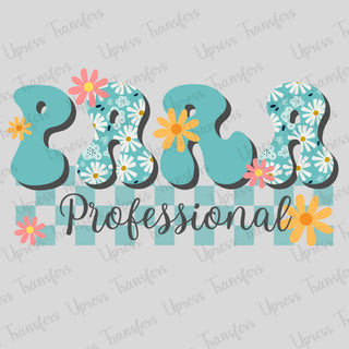 Floral Blue Para