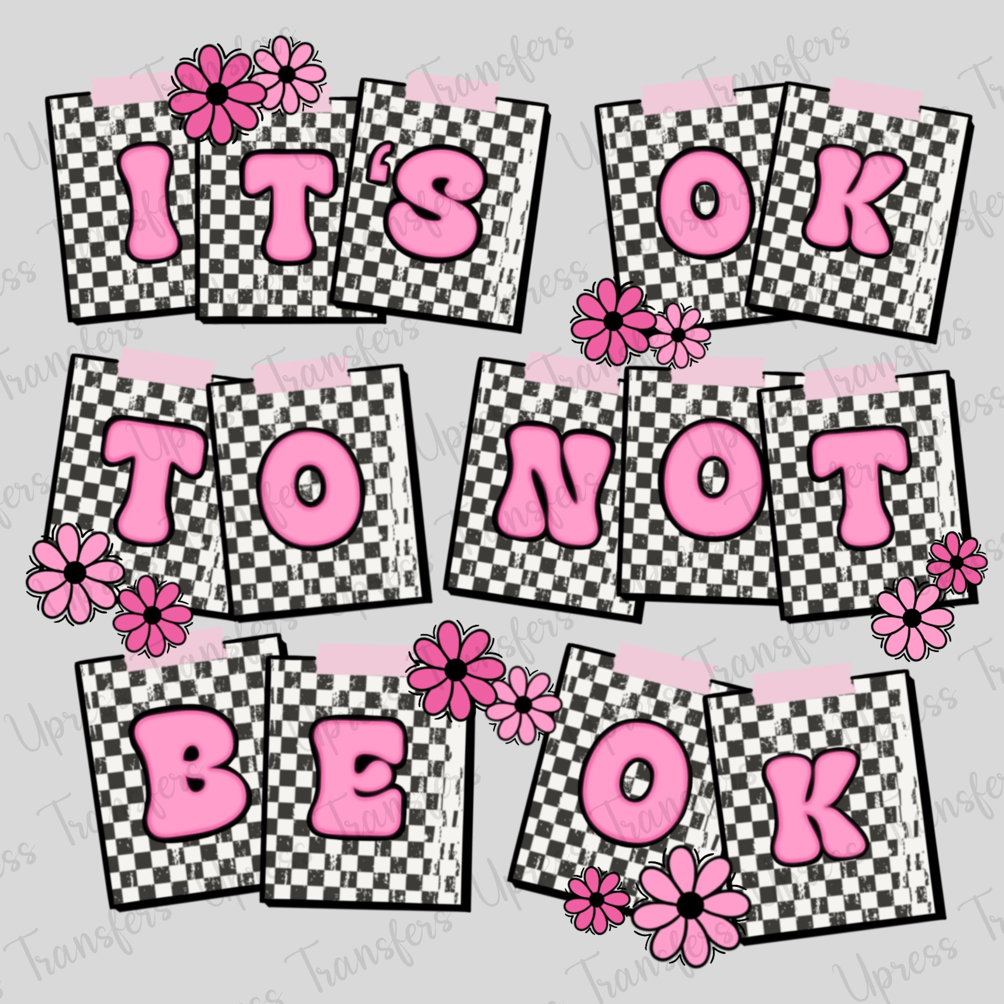 Floral Checkered It