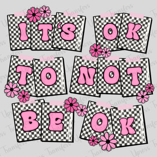 Floral Checkered It