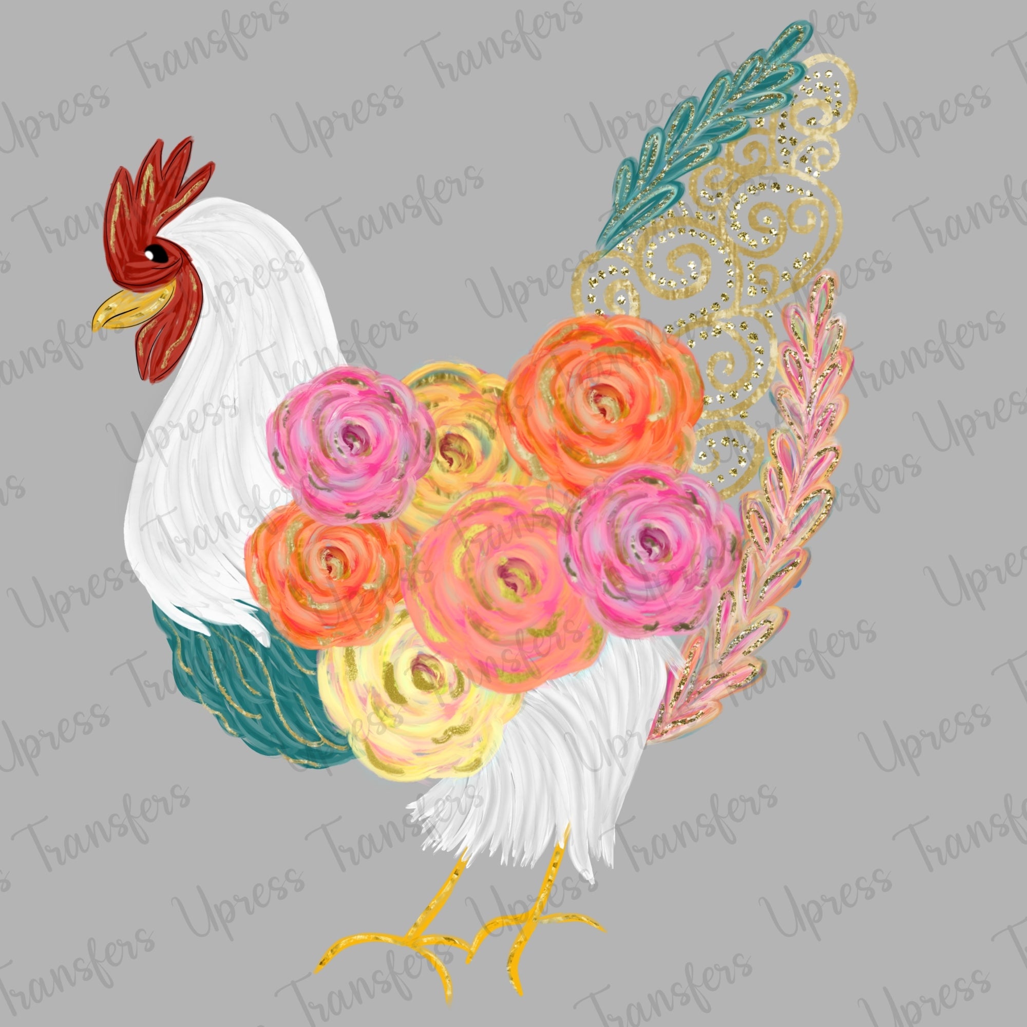 Floral Chicken