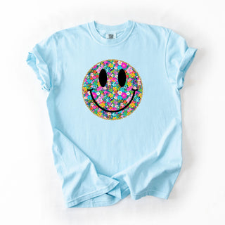 Floral Colorful Smiley Face