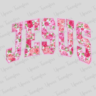 Floral Flowers Jesus