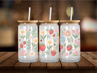 Floral Garden 16 Oz Wrap