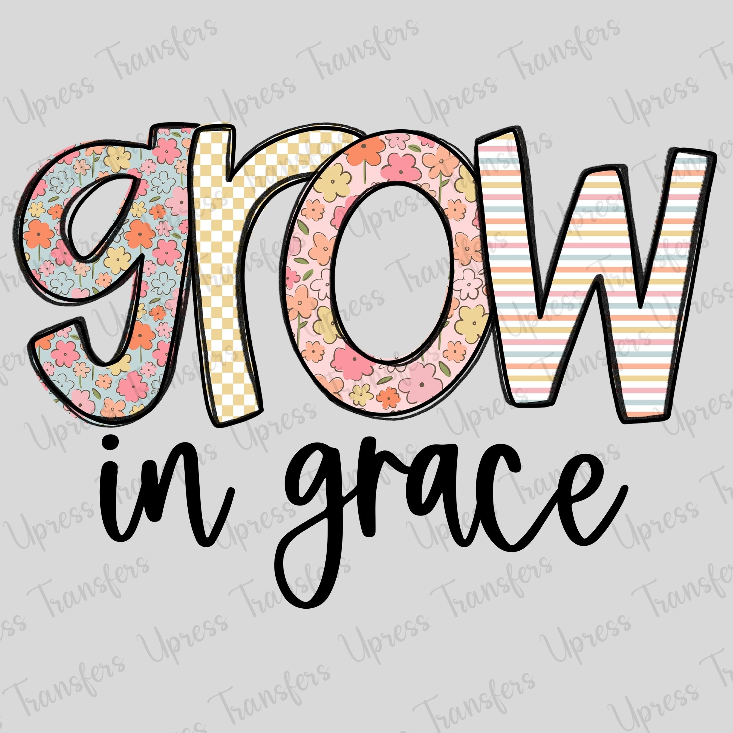 Floral Grow In Grace