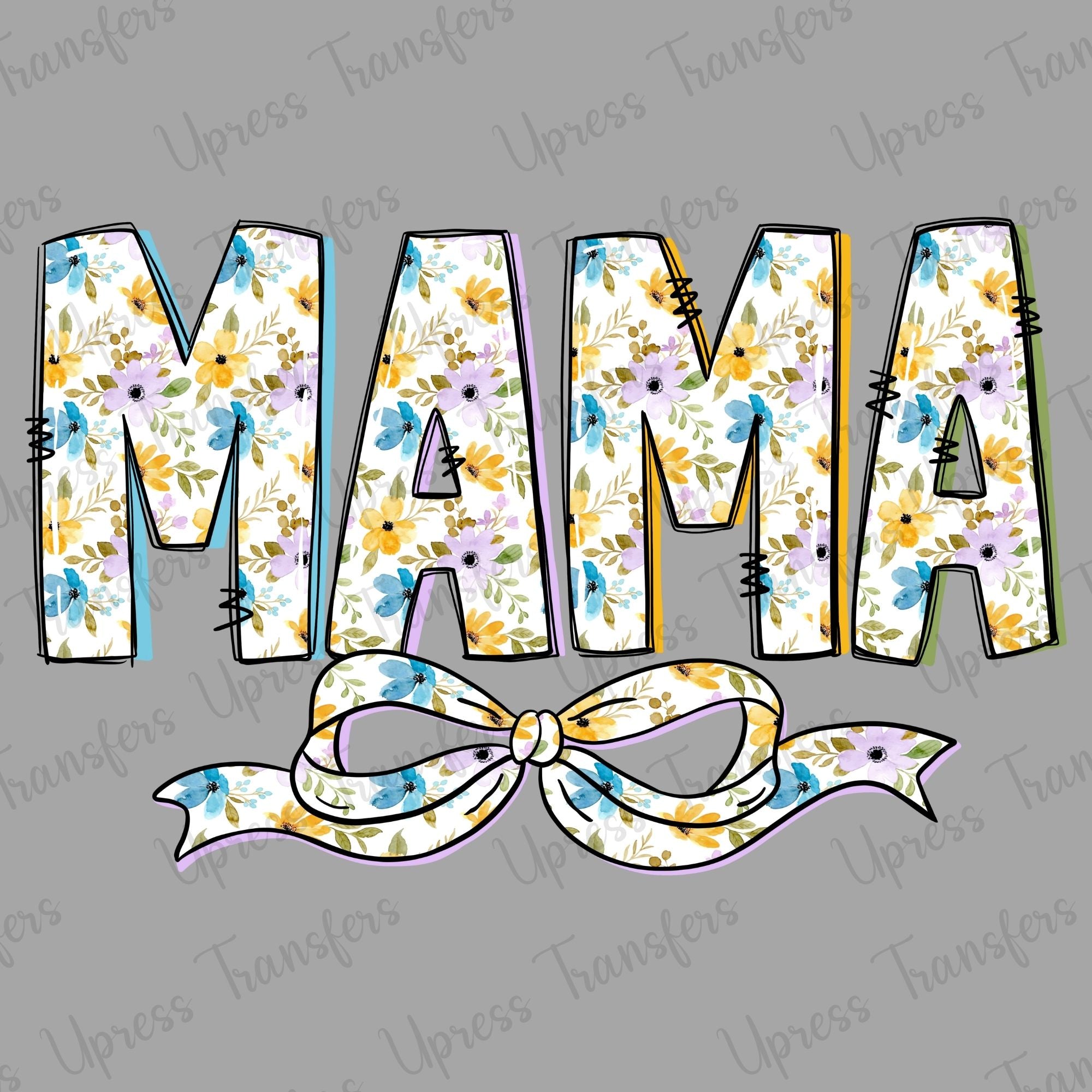 Floral Mama With Bow Spring