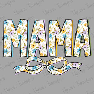 Floral Mama With Bow Spring