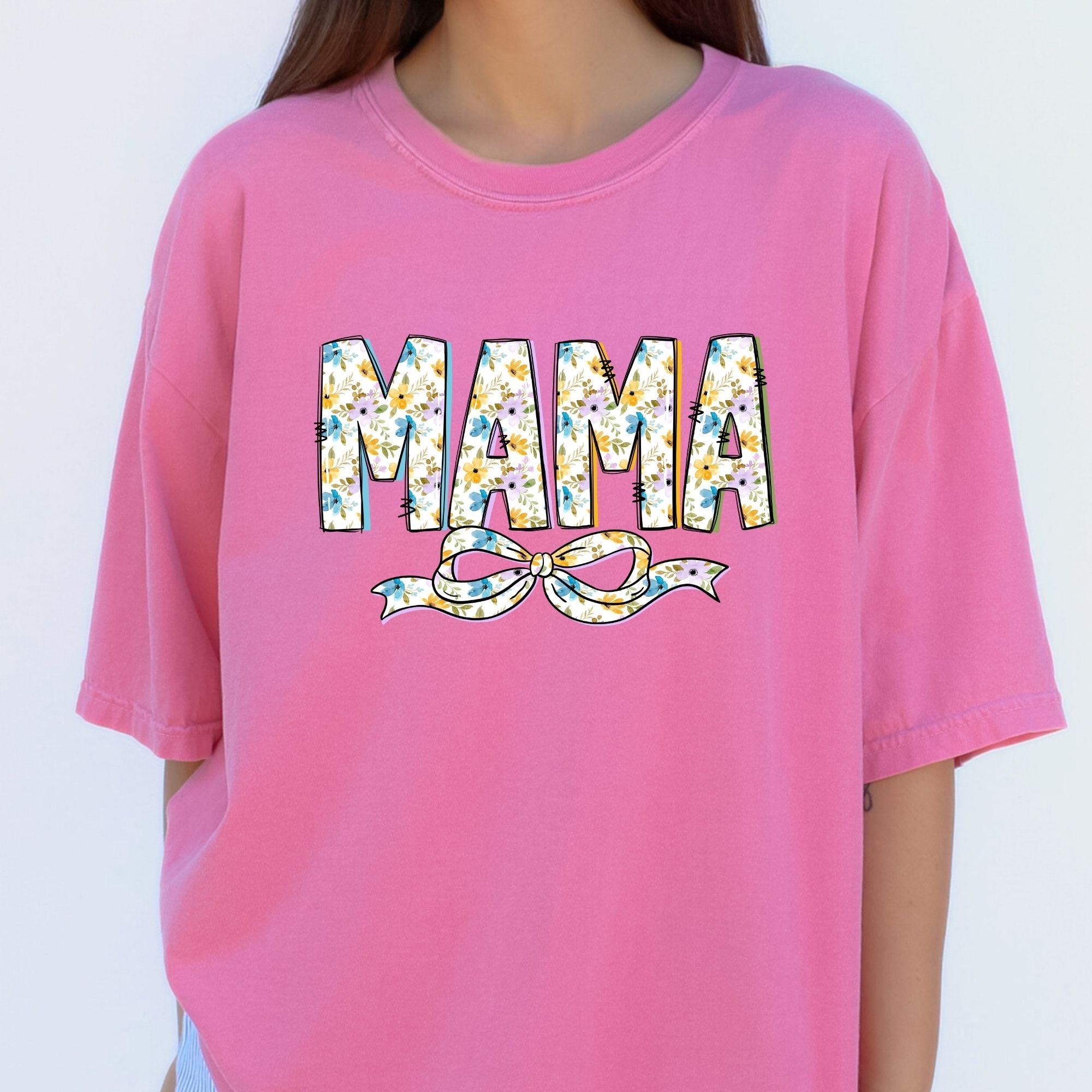 Floral Mama With Bow Spring