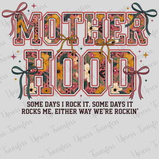 Floral Mother Hood With Bows