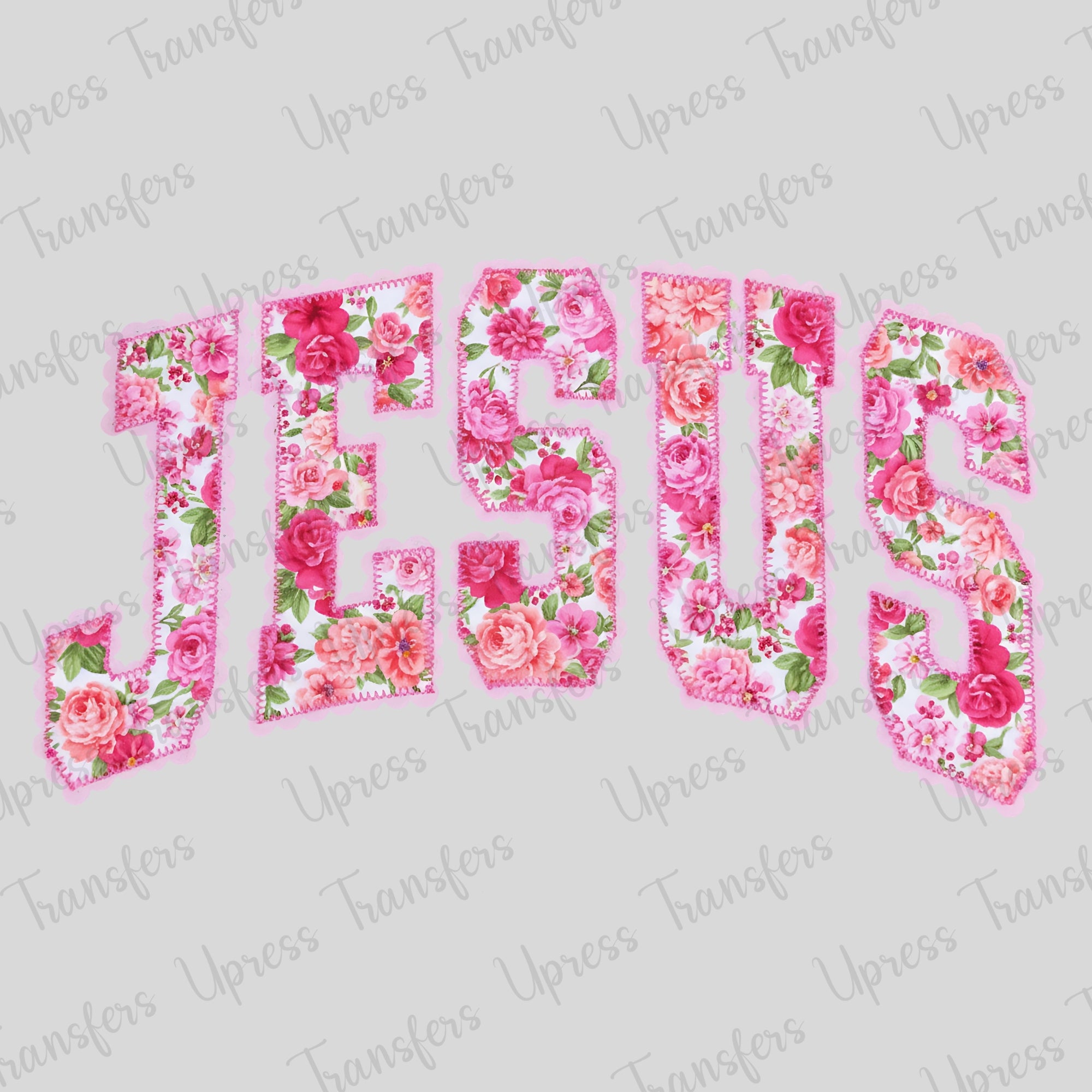 Floral Multiple Pinks Jesus