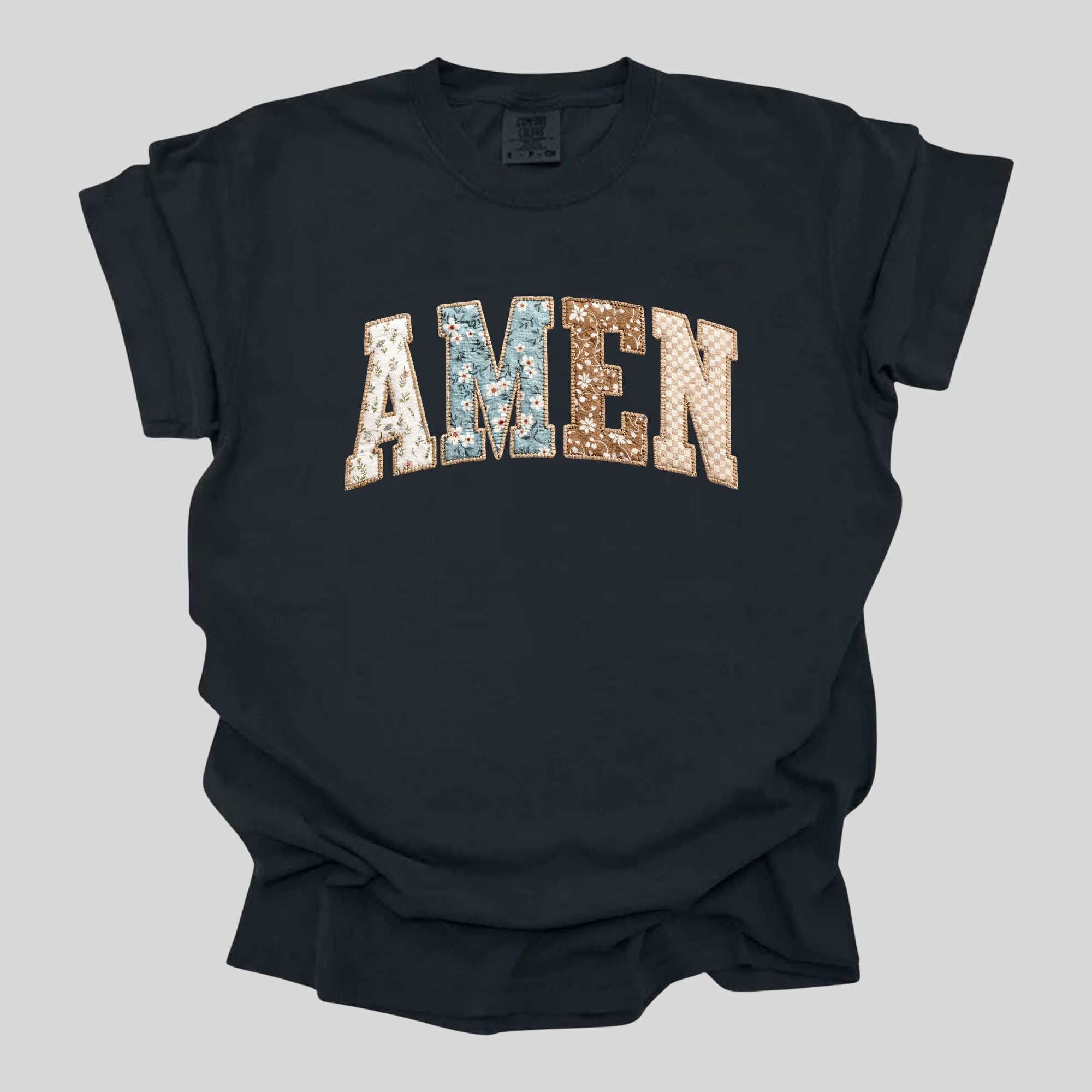Floral Patchwork Amen