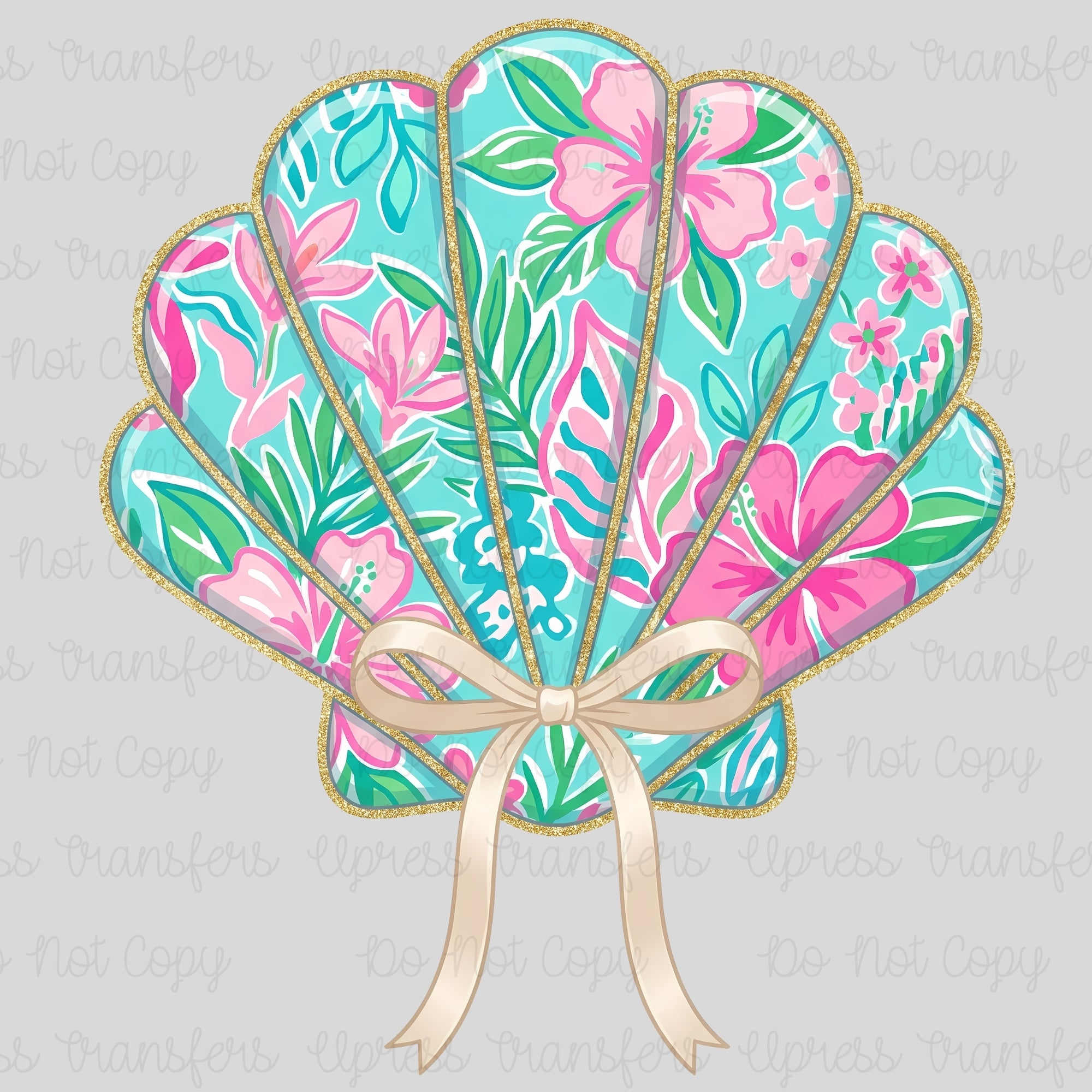 Floral Sea Shell