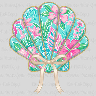 Floral Sea Shell