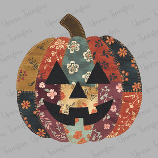 Floral Stitch Pumpkin