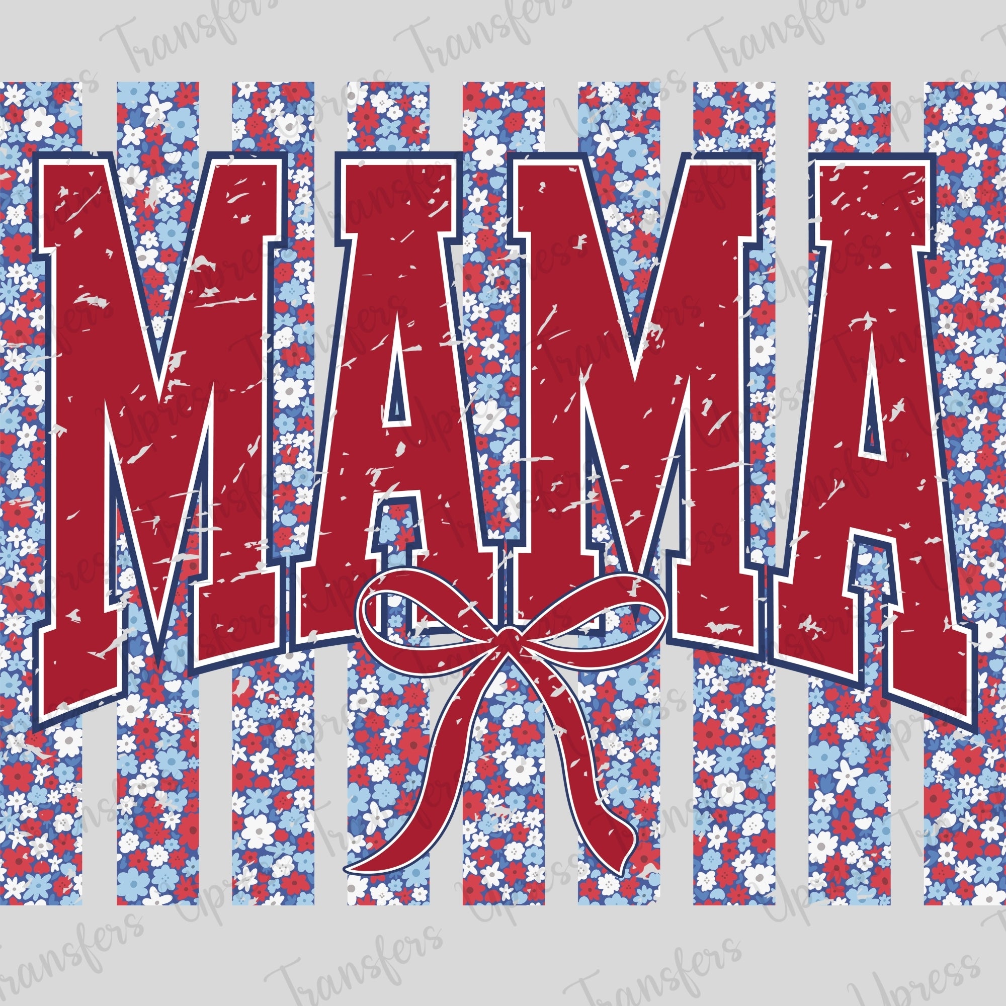 Floral Stripes Mama