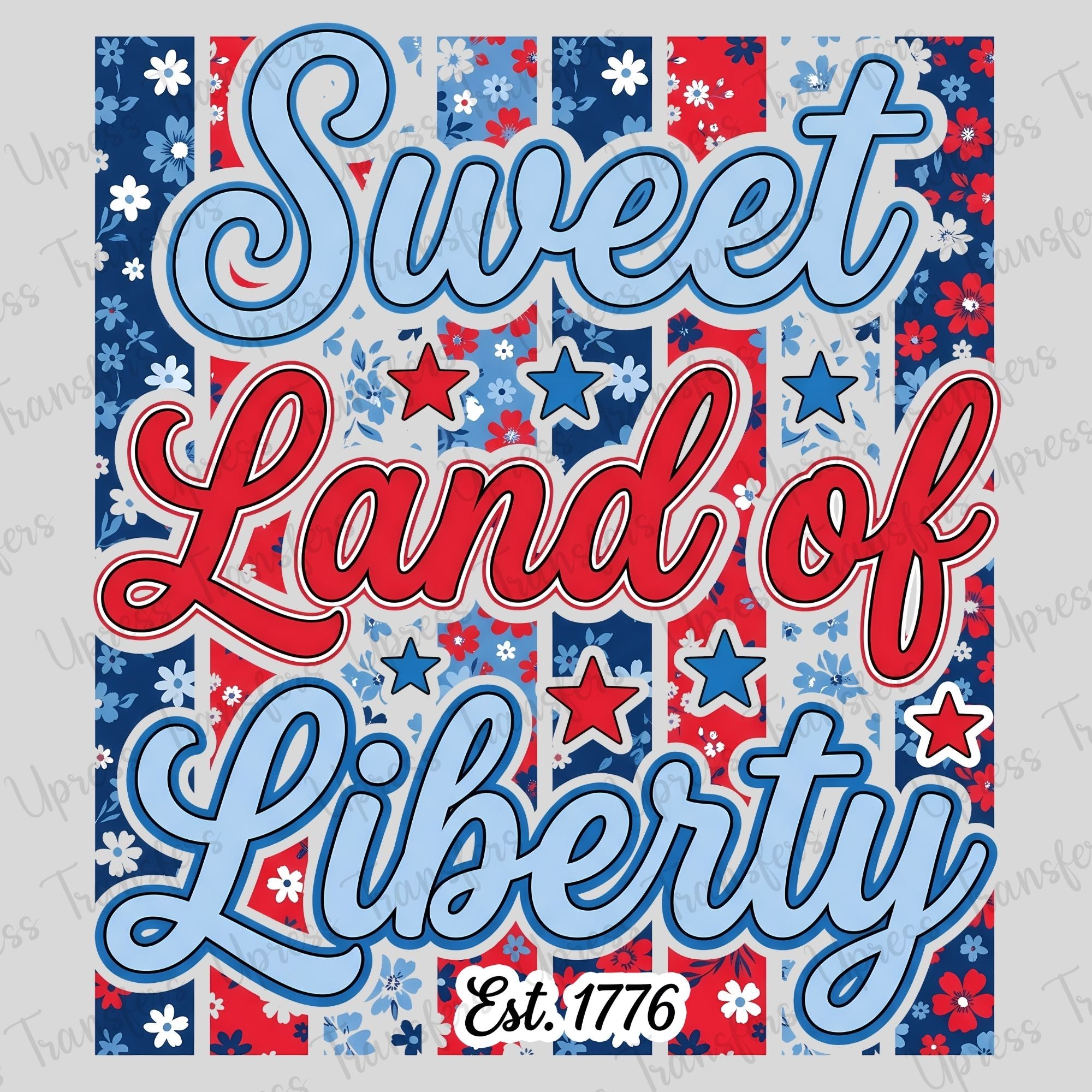 Floral Sweet Land Of Liberty