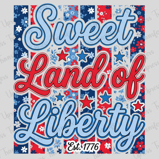 Floral Sweet Land Of Liberty