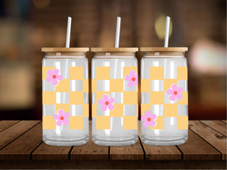 Flower Checks 16 Oz Wrap
