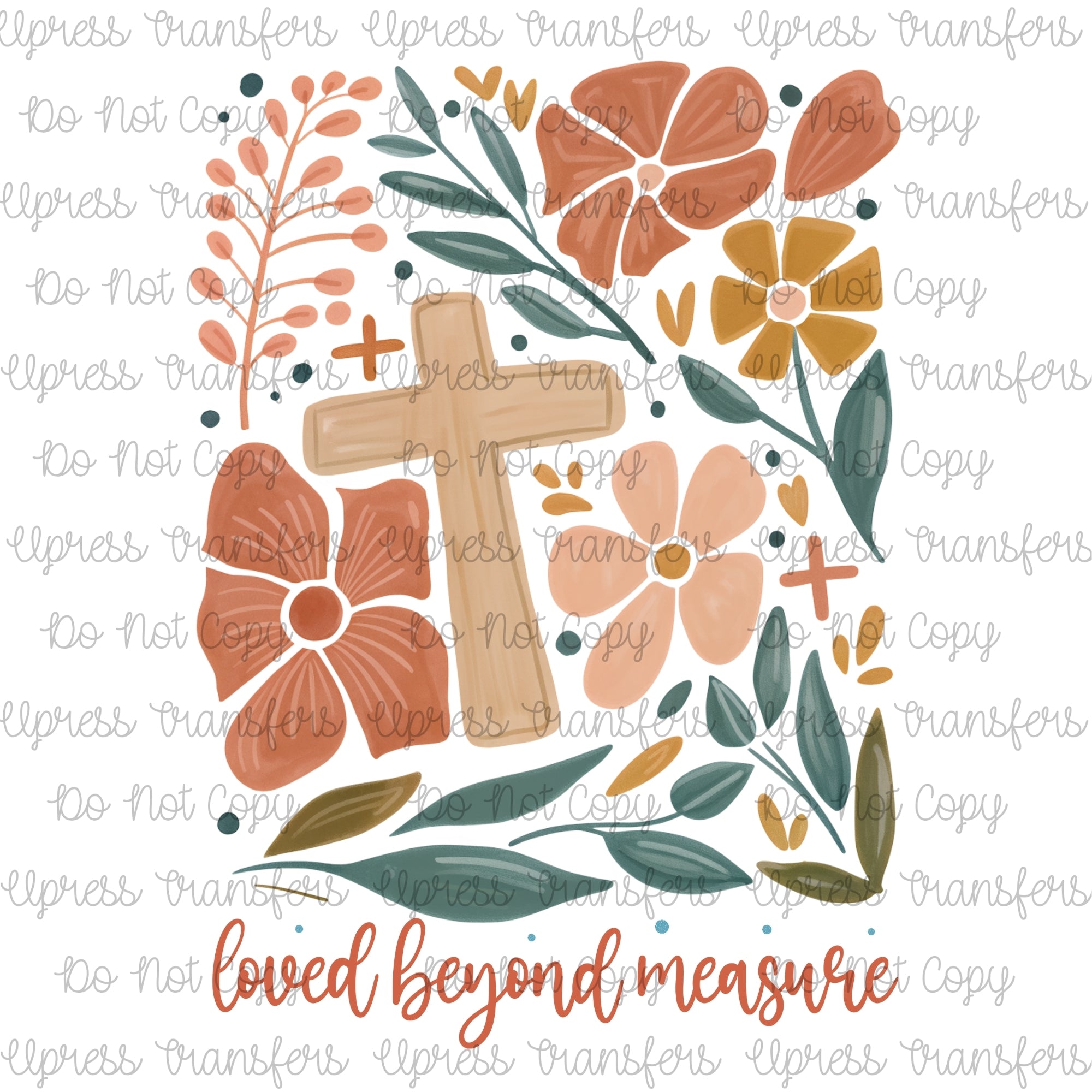 Flowers And Cross