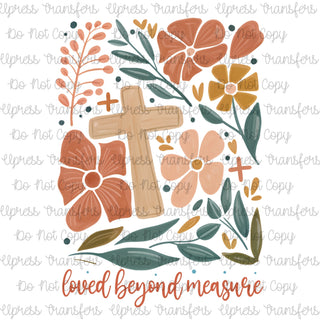 Flowers And Cross