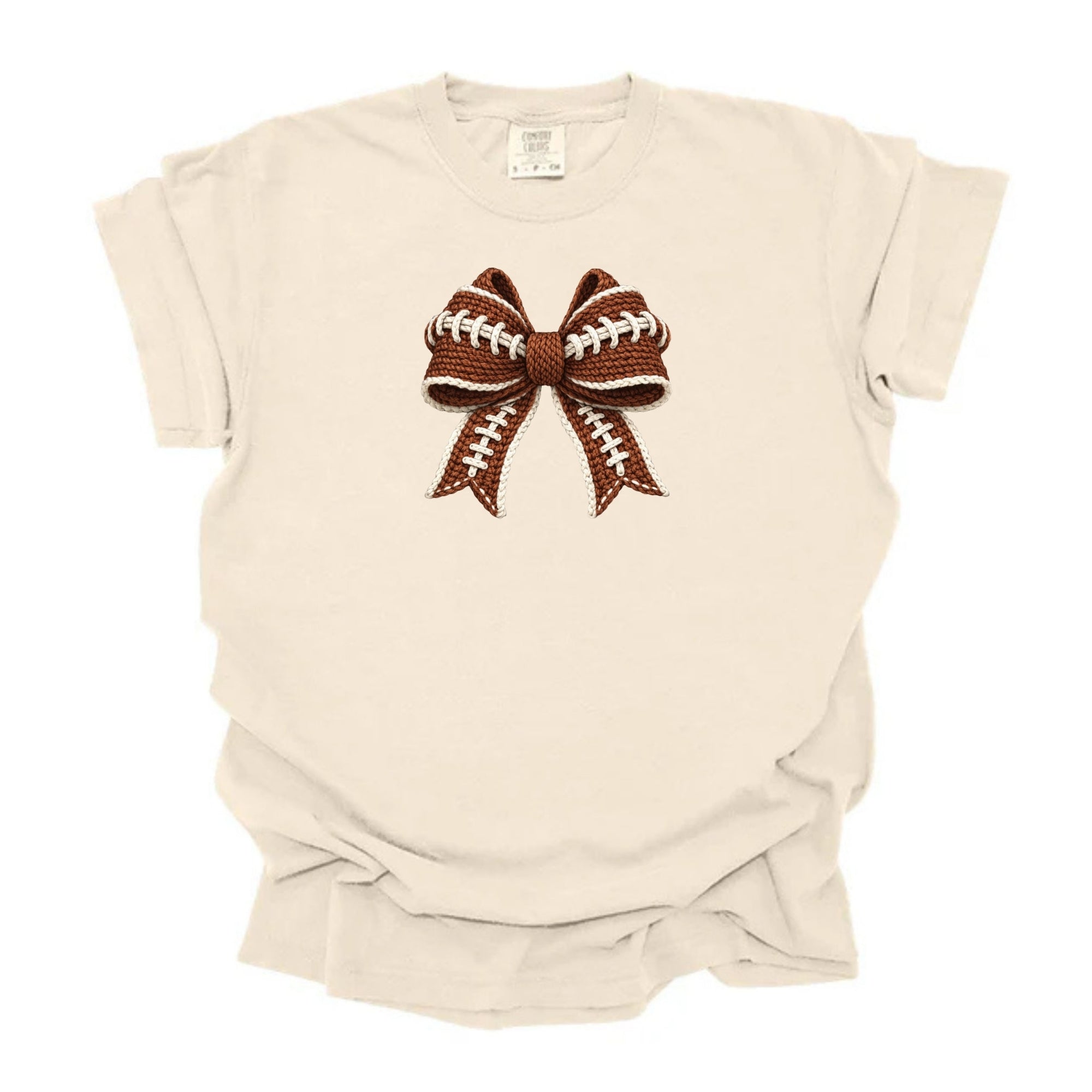 Stitched Football Bow