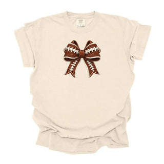 Stitched Football Bow