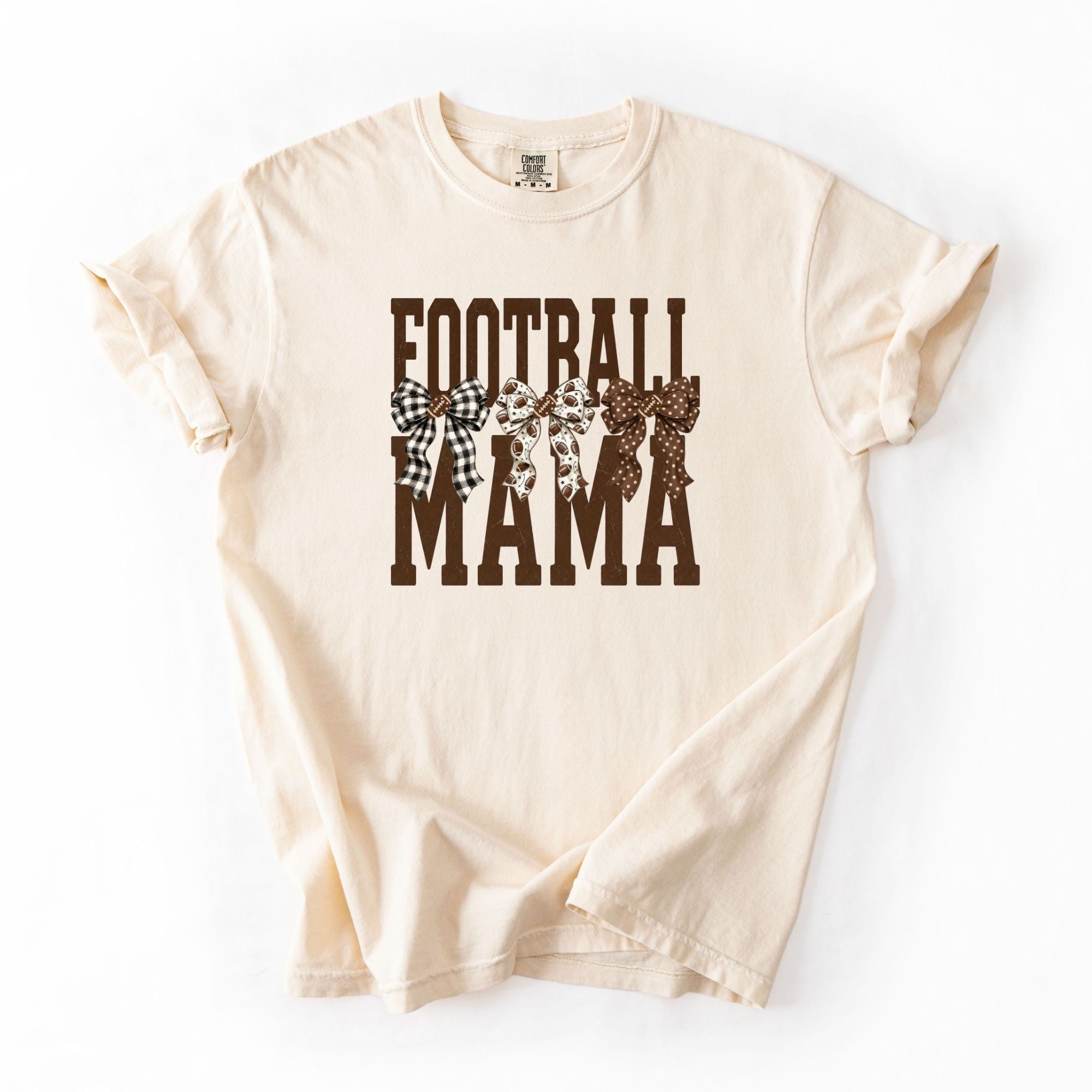 Football Mama Bow Trio