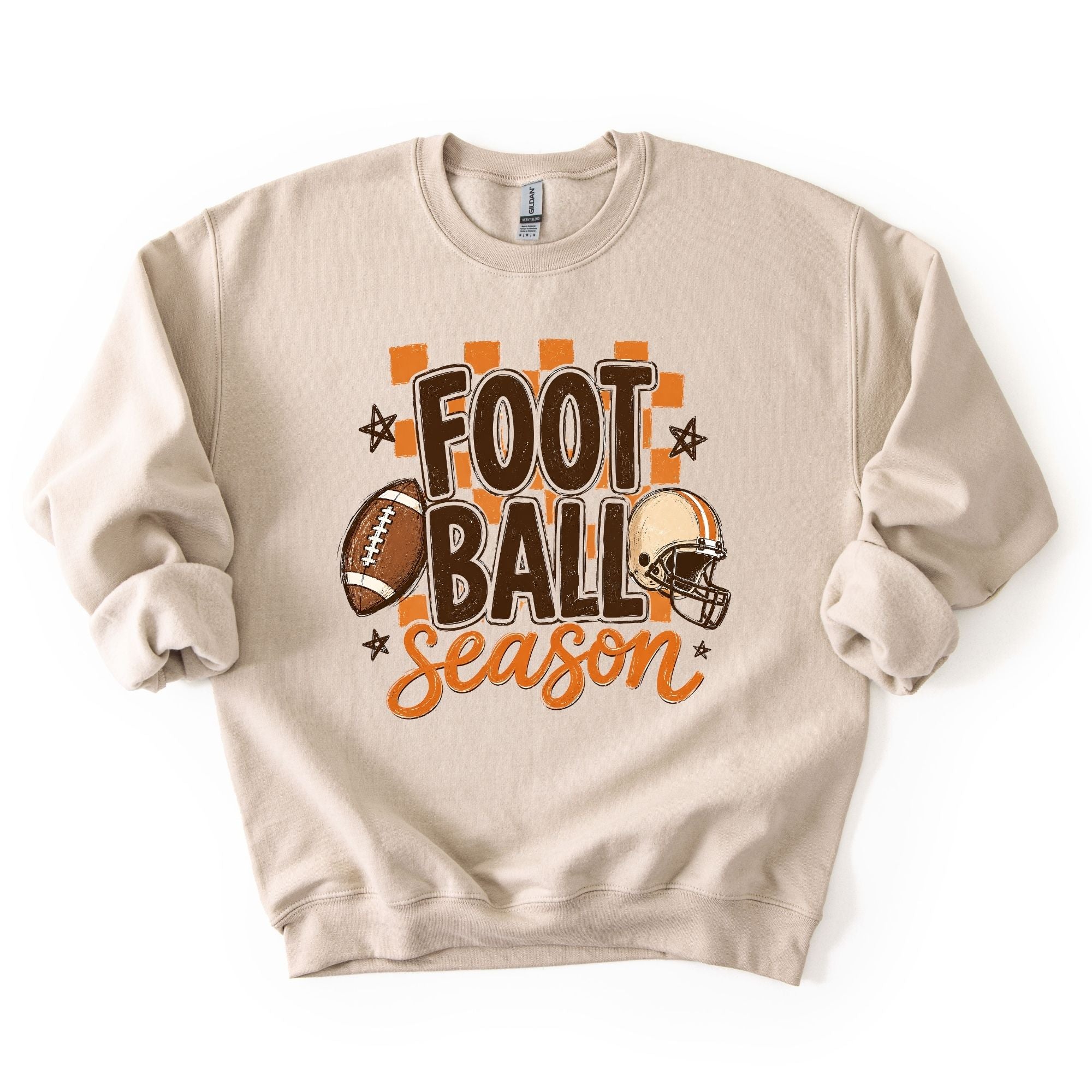 Football Season Distressed Doodle