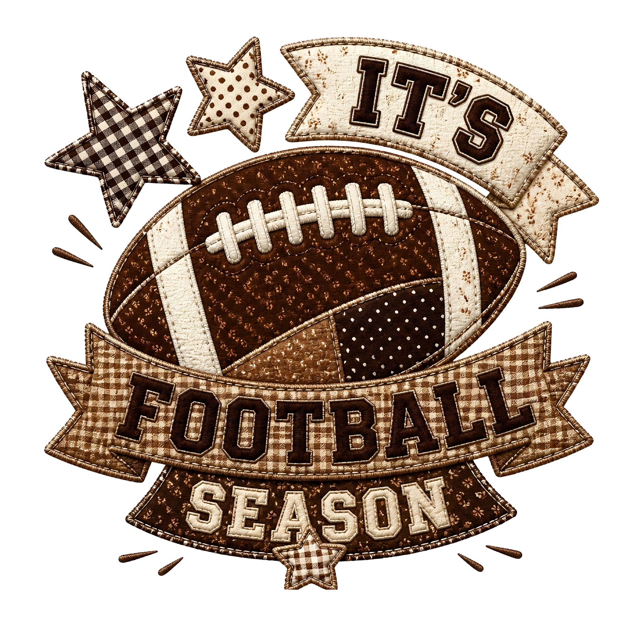 Football Season Stitched