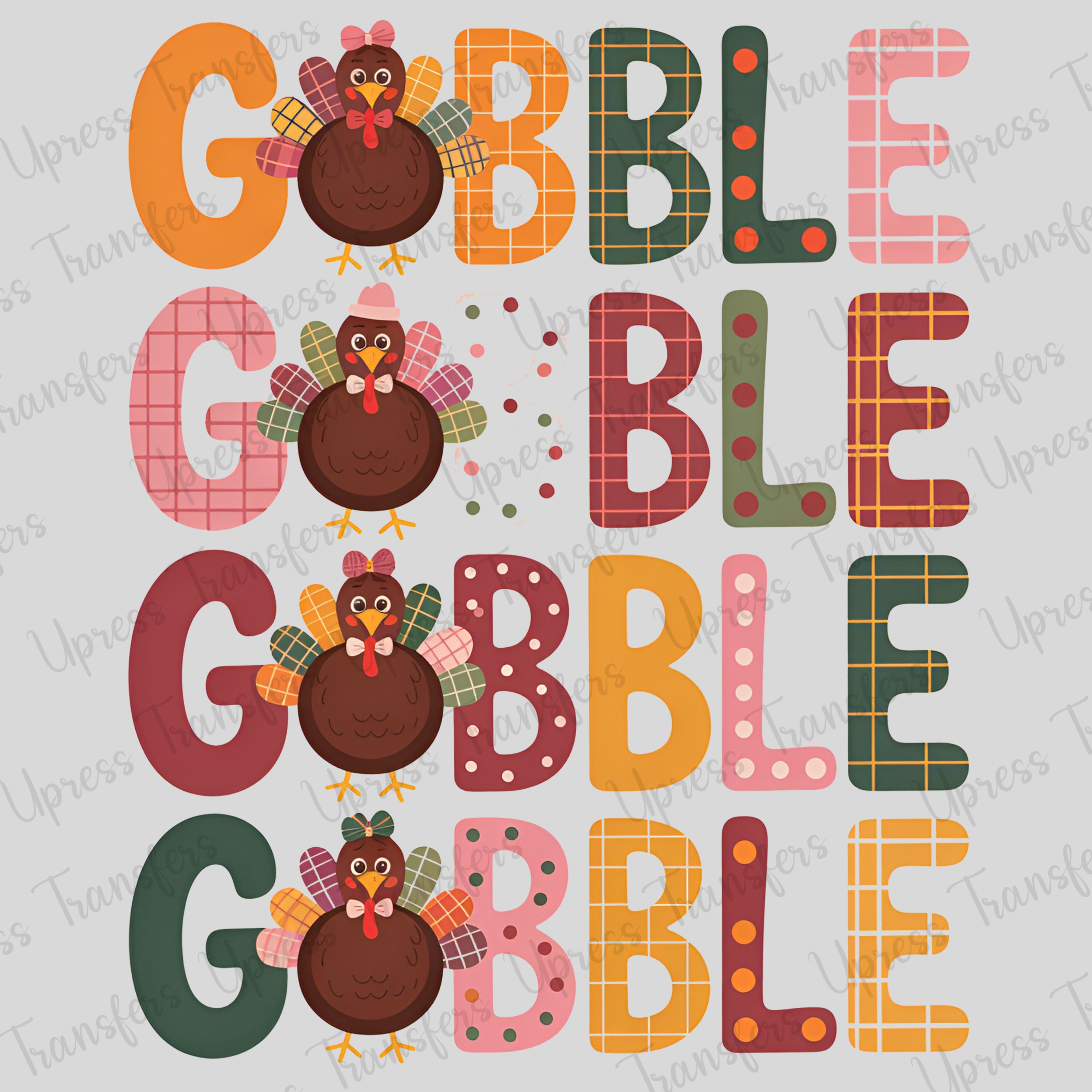 Four Different Turkeys