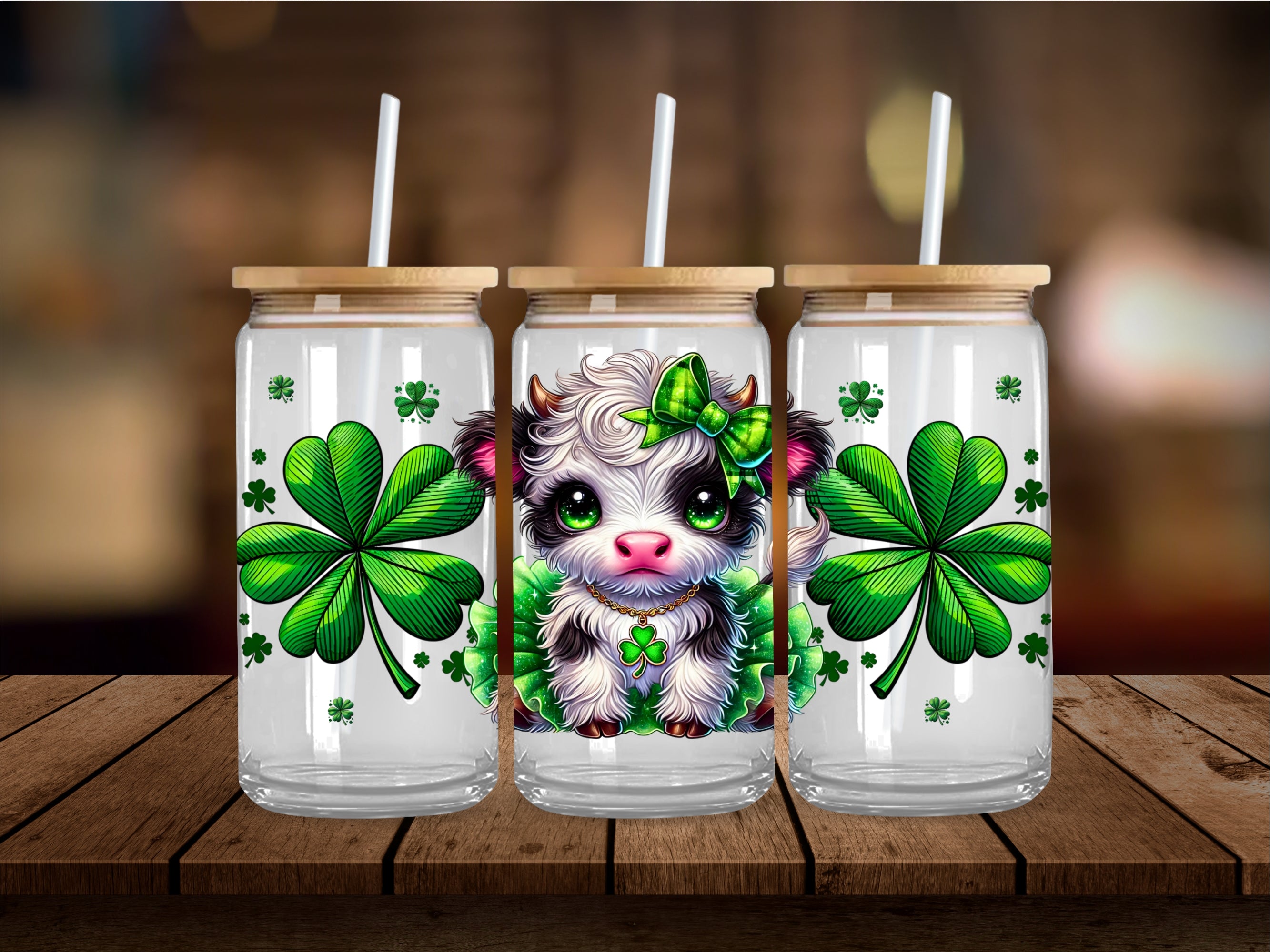 Four Leaf Baby Cow 16 Oz Wrap