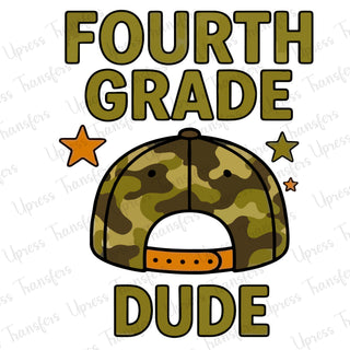 Fourth Grade Dude camo