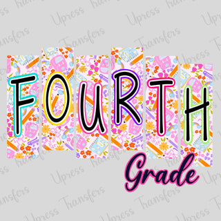 Fourth Grade School Print